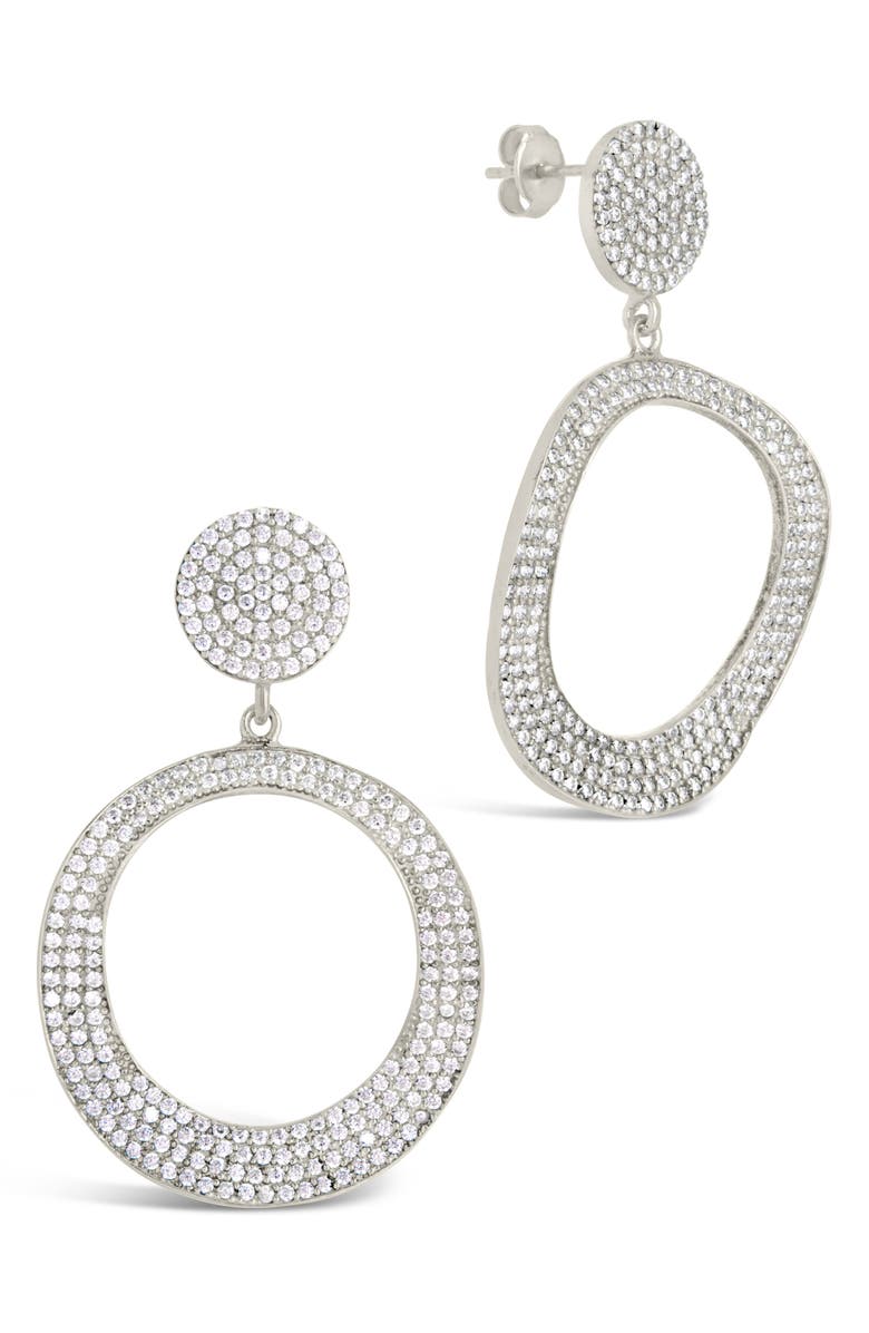 Sterling Forever Juniper Dangle Drop Earrings, Main, color, 