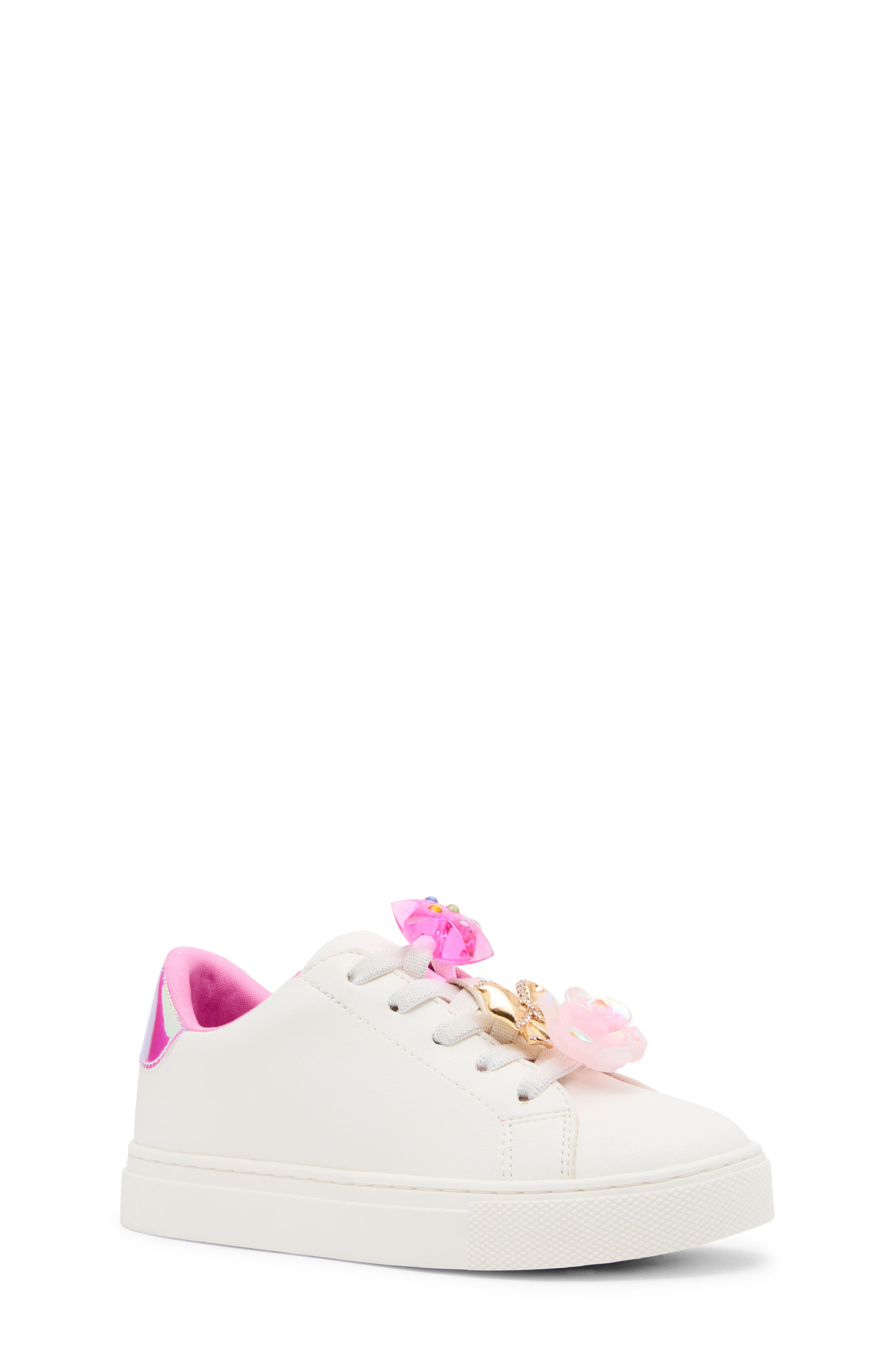 Kids' Jolive Sneaker, Main, color, WHITE