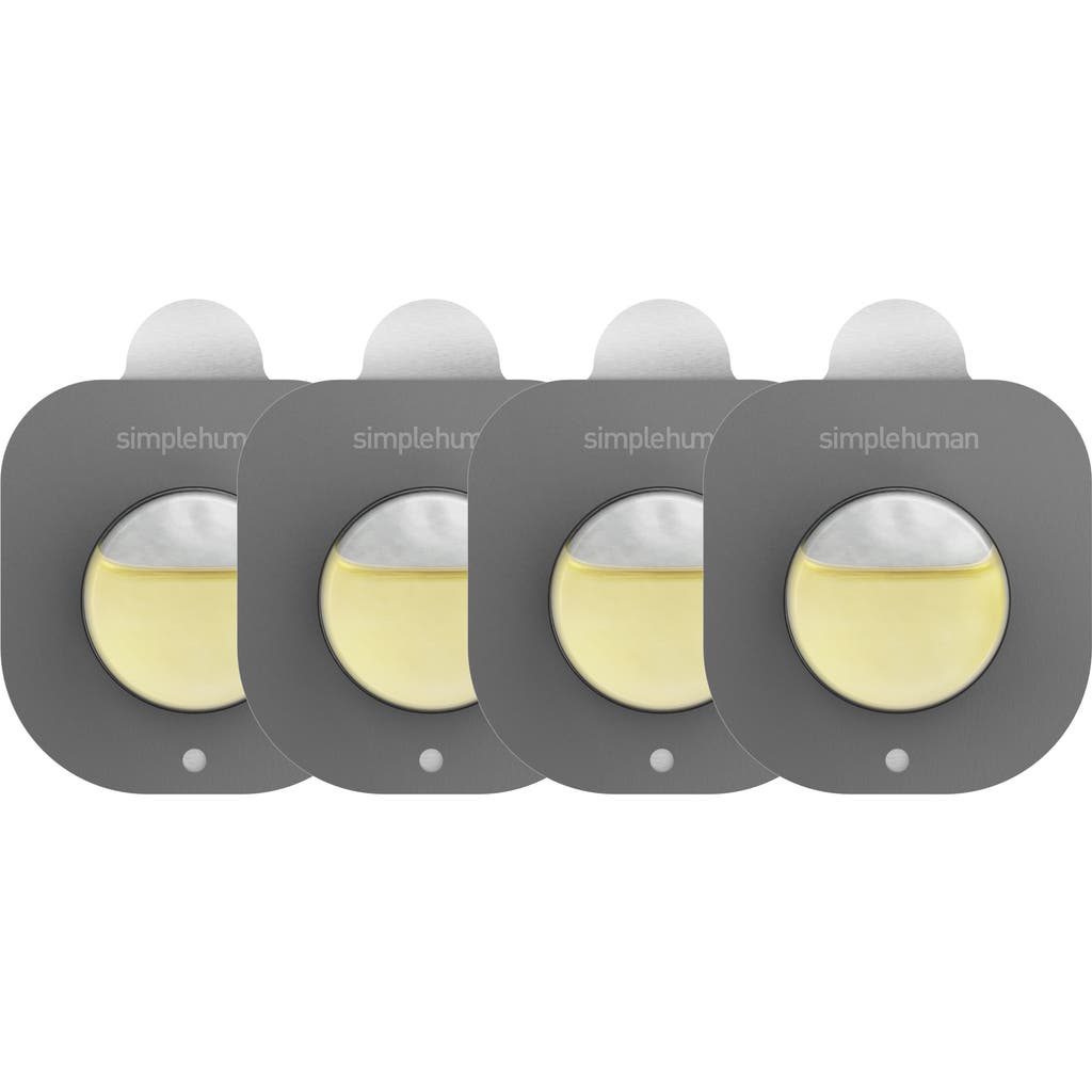 Simplehuman Odorsorb Pod Starter Pack In Grey- 4pk