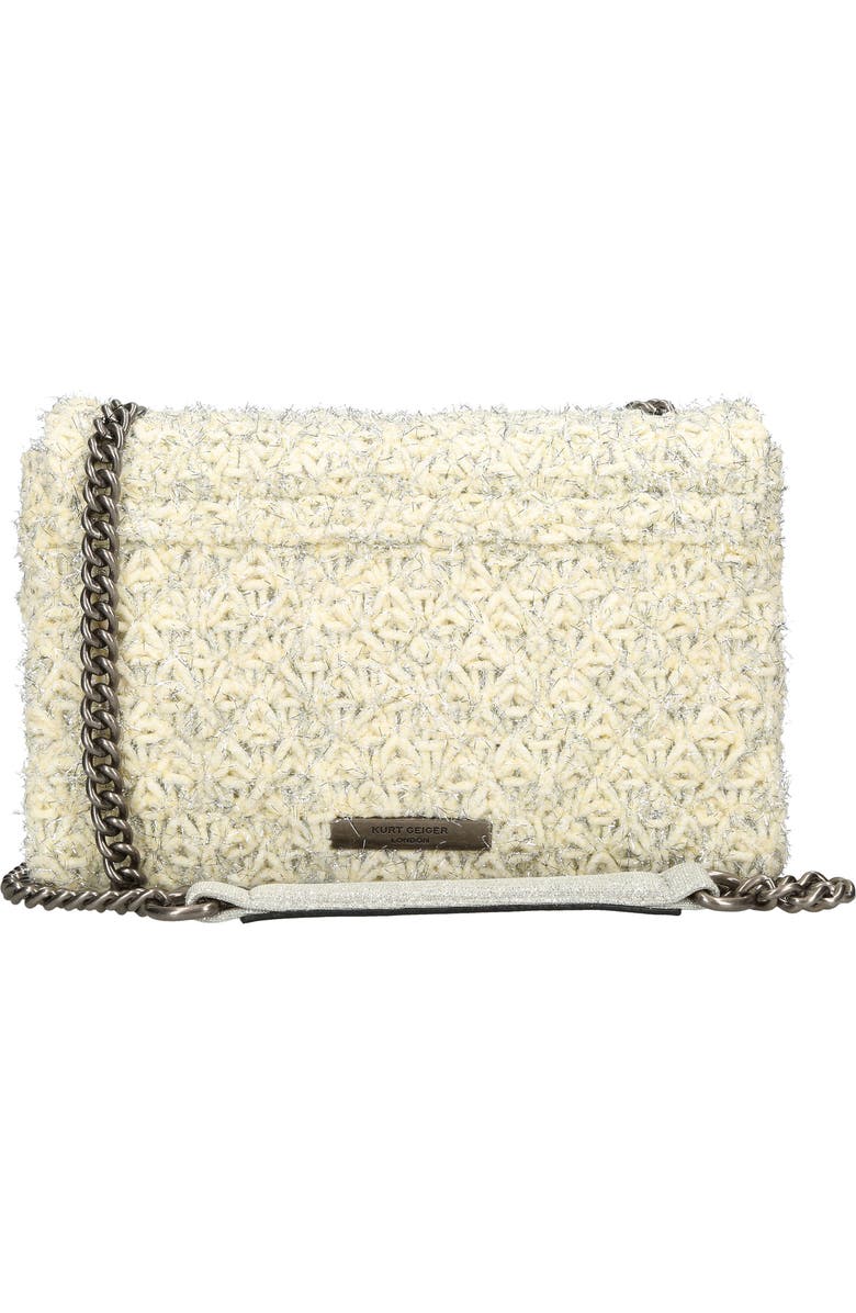 Kurt Geiger London Medium Kensington Tweed Convertible Crossbody Bag, Alternate, color,