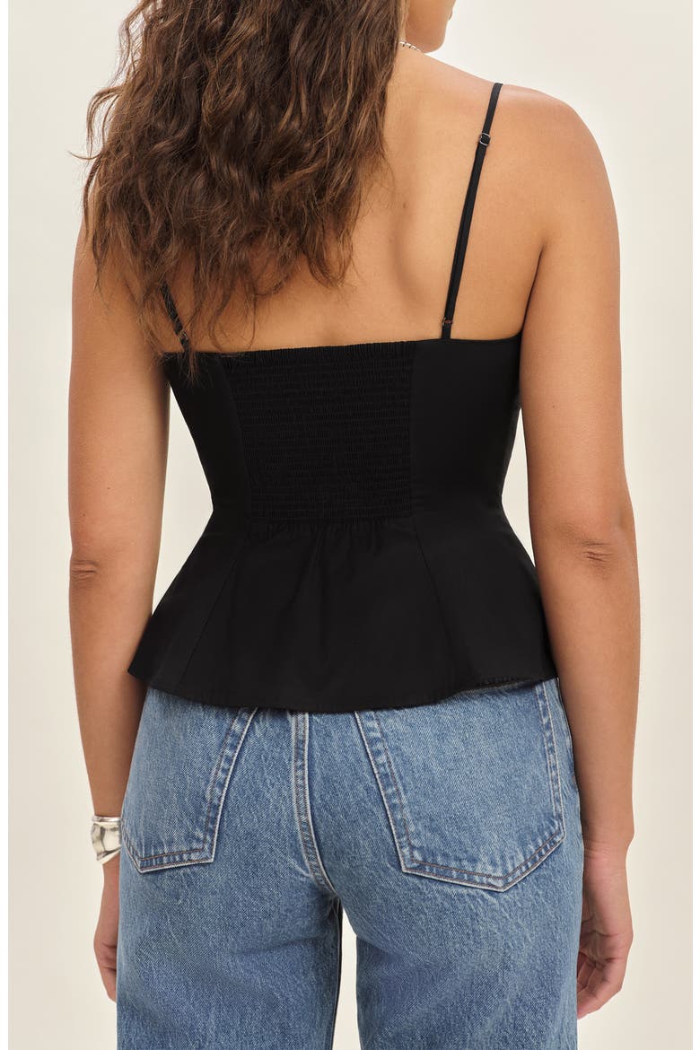 Genevieve Lace Trim Camisole, Alternate, color, BLACK
