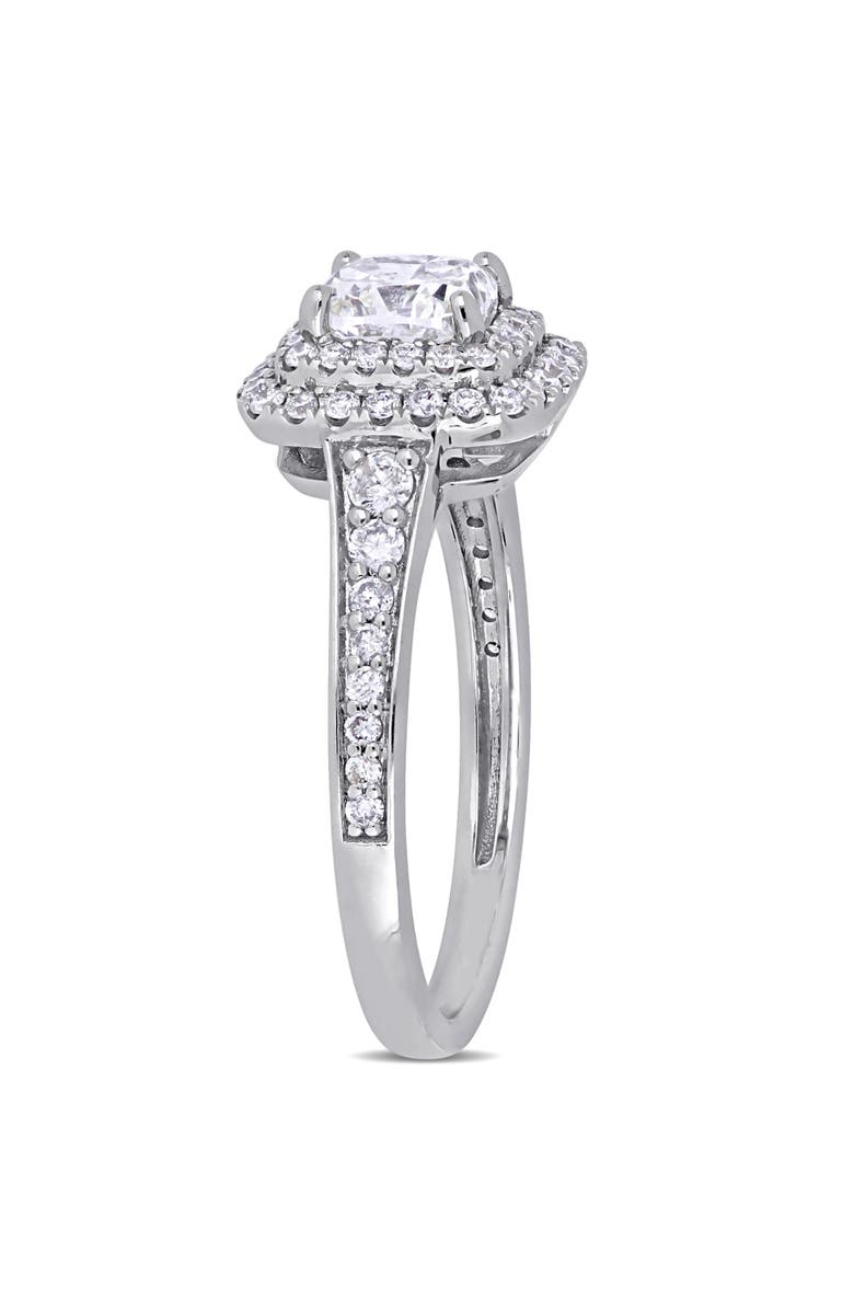 Julianna B. Diamond Double Halo Engagement Ring 14k, Alternate, color, 14K White Gold