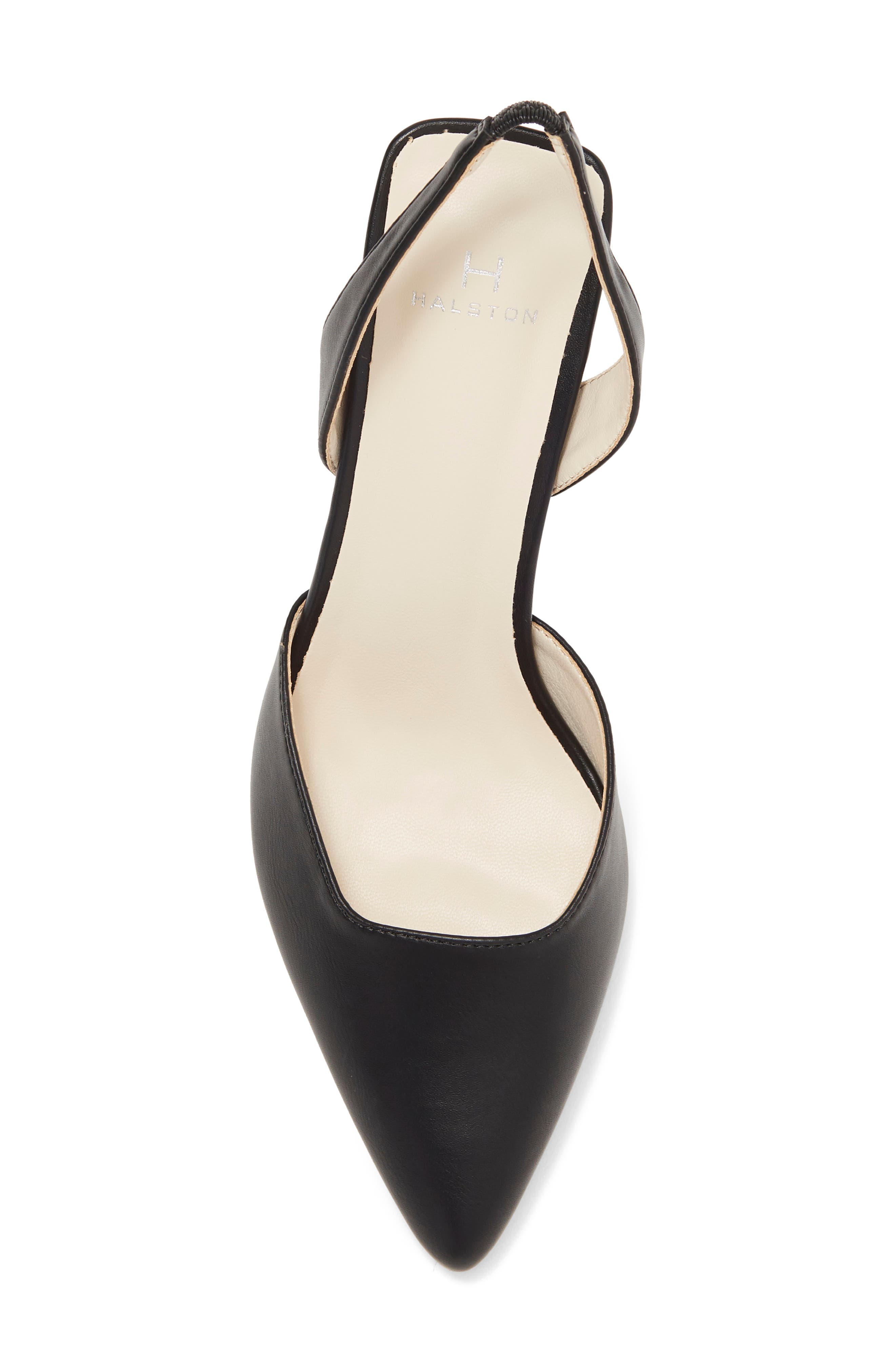 H HALSTON Gala Metallic Heel Slingback Pump, Alternate, color, 