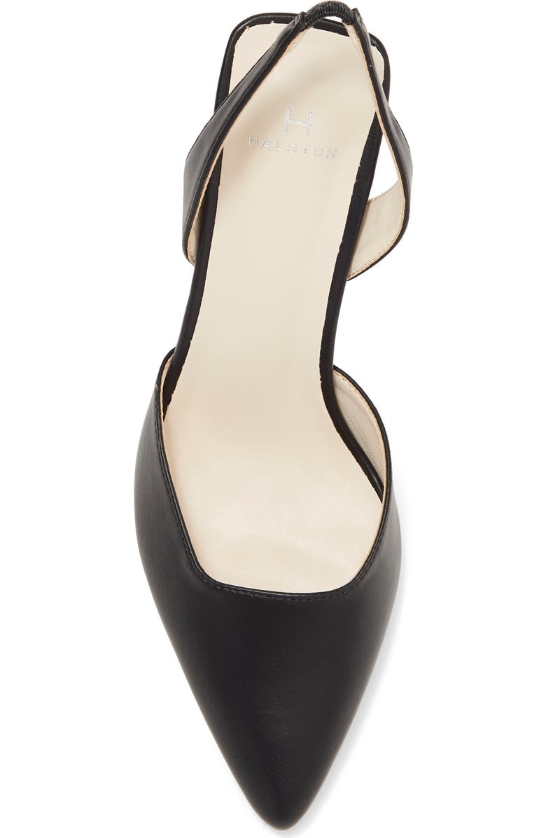 H HALSTON Gala Metallic Heel Slingback Pump, Alternate, color,