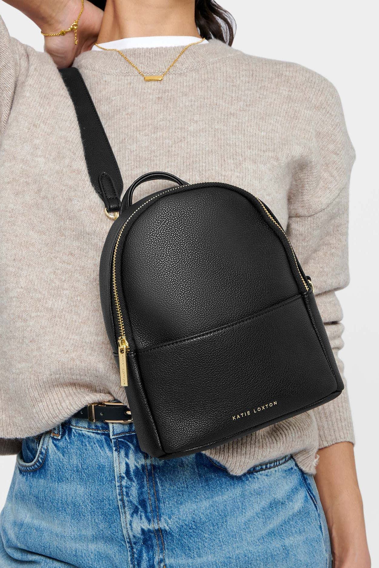 Katie Loxton Mika Small Backpack, Alternate, color, Black