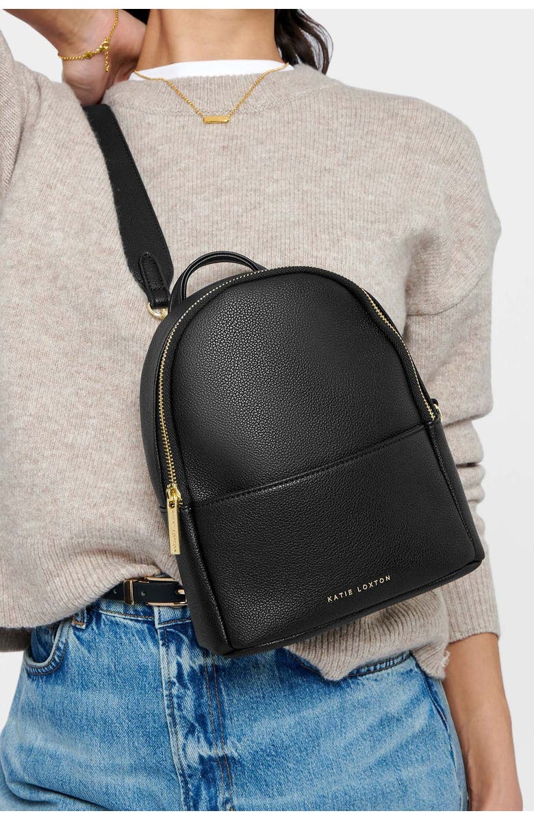 Katie Loxton Mika Small Backpack, Alternate, color, Black