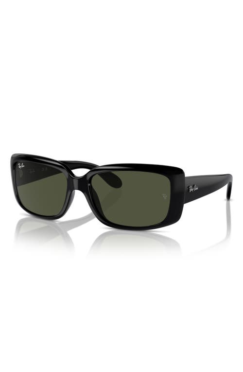 Ray Ban 58mm Rectangular Sunglasses