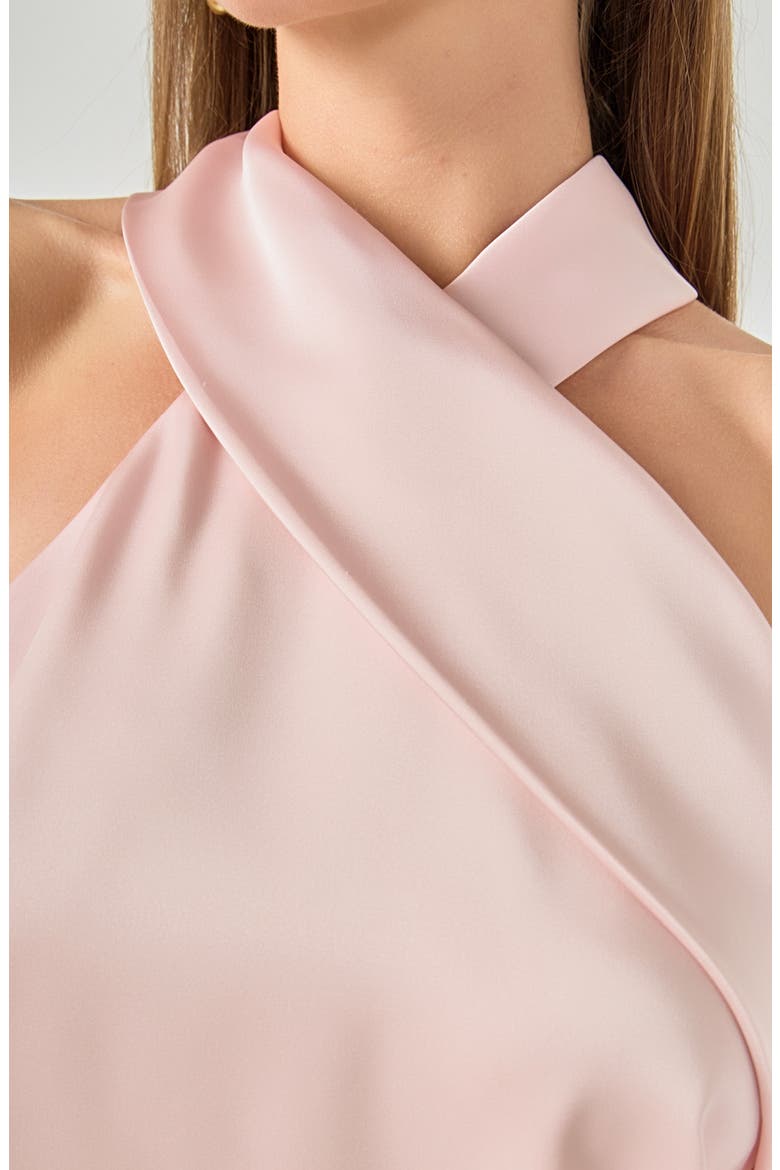 Satin Halter Top, Alternate, color, PINK