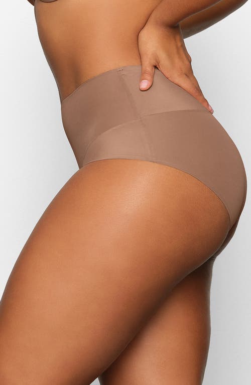 Skims Smoothing Intimates High Waist Briefs In Brown