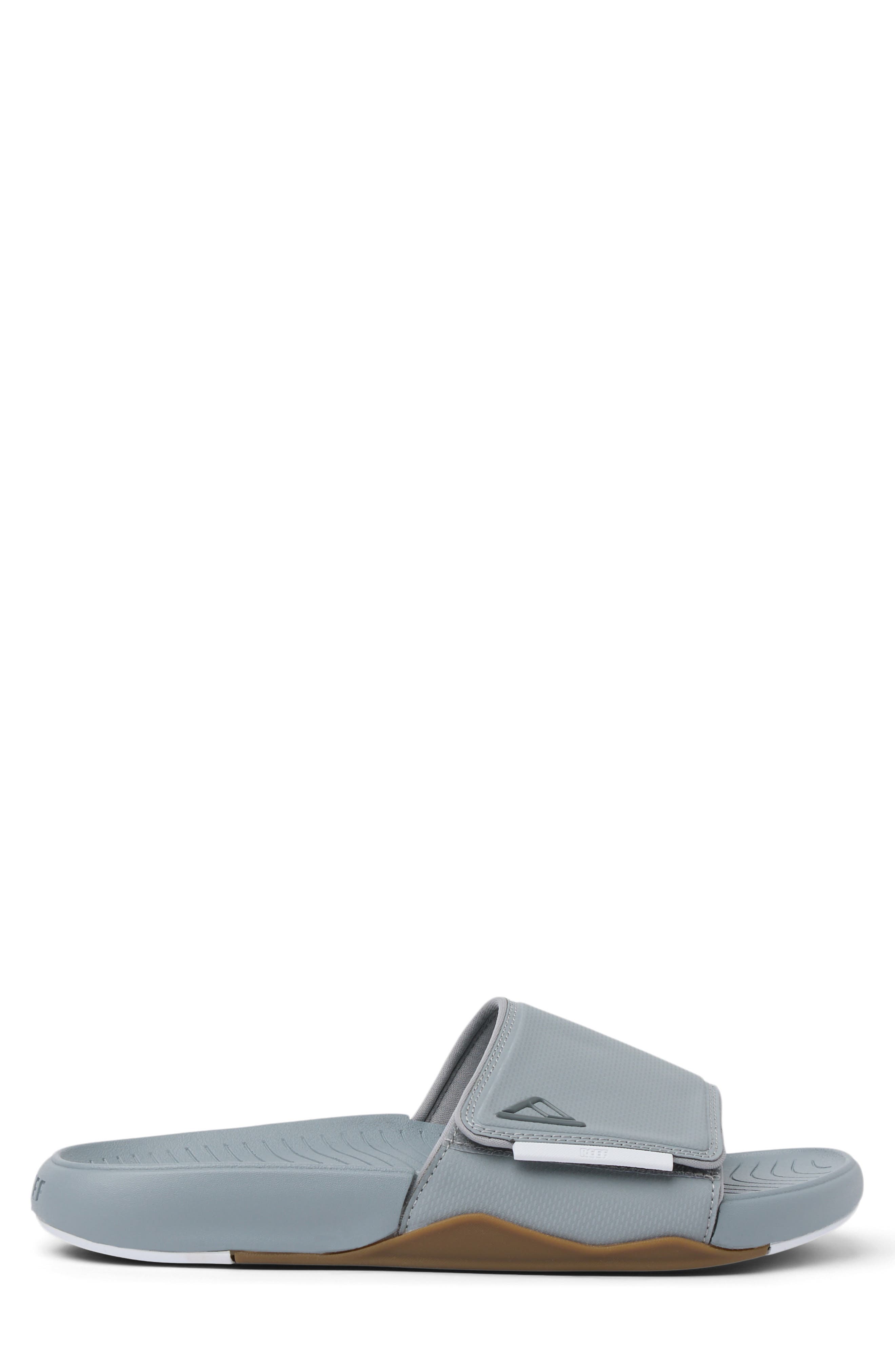 Phantom Slab Slide Sandal, Alternate, color, GREY/ WHITE