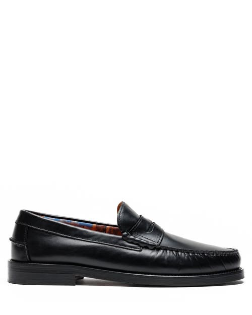 Naked Wolfe Riviera Leather Loafer In Black