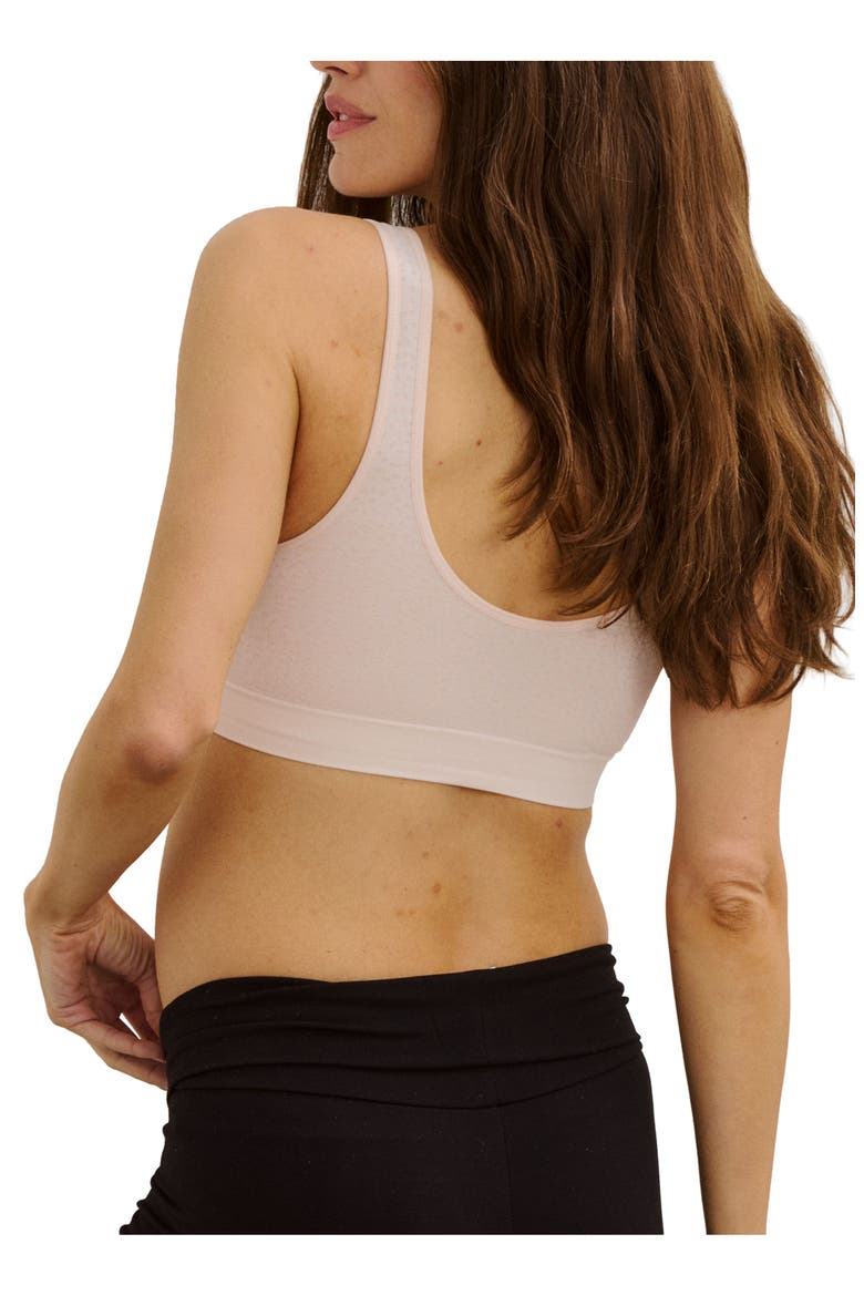 The Jacquard Dream Feed Nursing and Sleep Bra, Alternate, color, Light-Pink