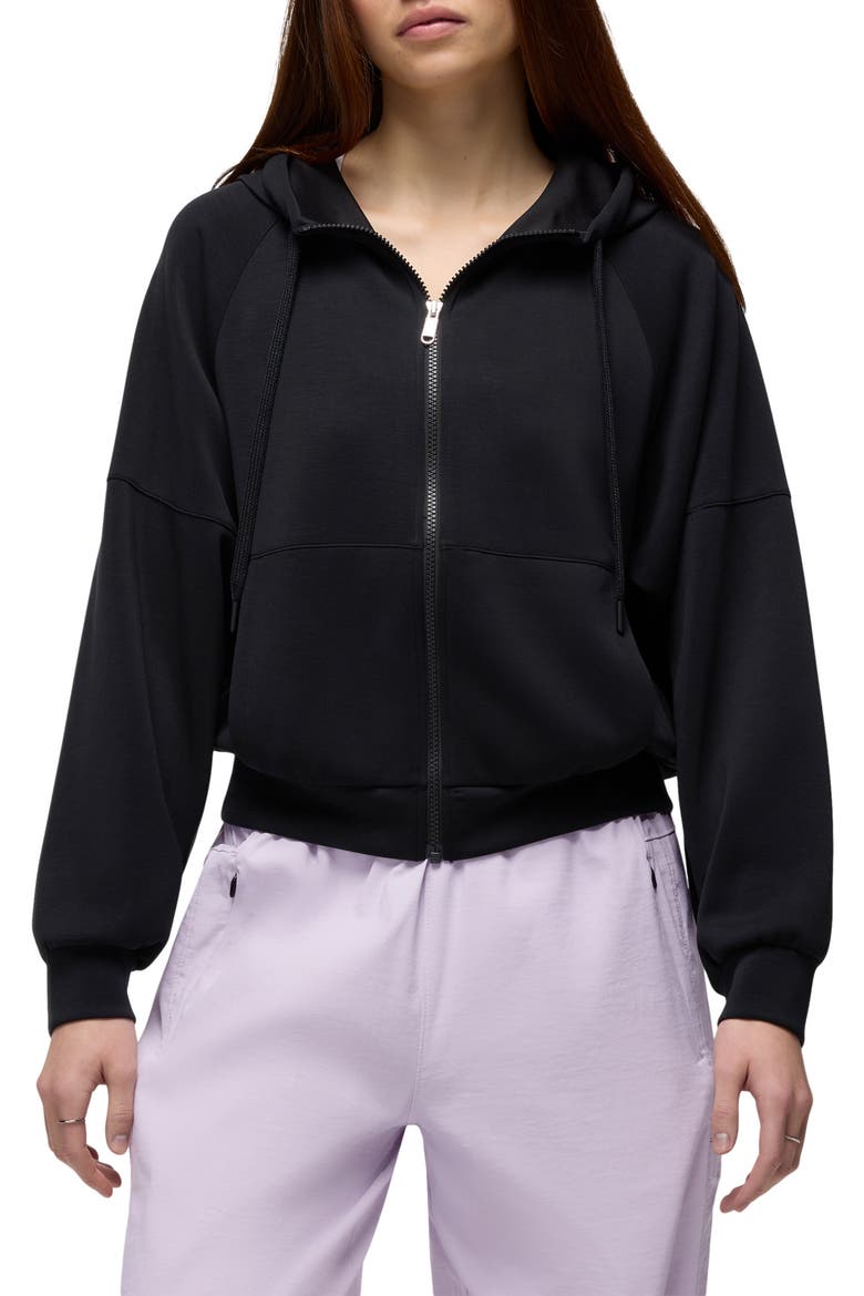 Shea Full Zip Hoodie, Main, color, BLACK