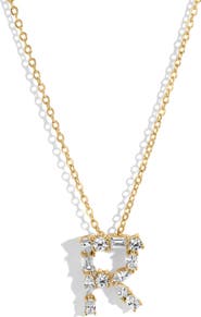 LILI CLASPE Letter Pendant Necklace