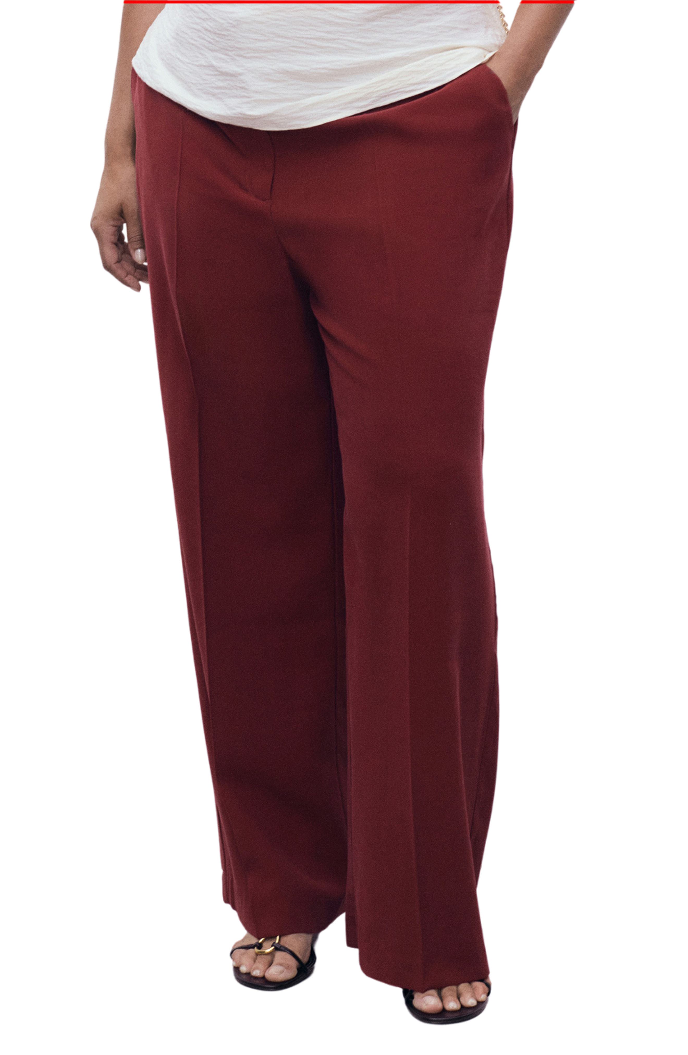 MANGO Carlos Wide Leg Pants