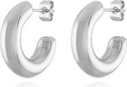 BEN ONI Bold Open Huggie Hoops