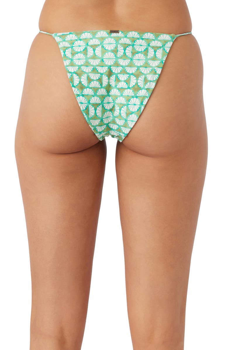 O'Neill Shell Abstract Redondo Reversible Bikini Bottoms, Alternate, color, Multi Colored
