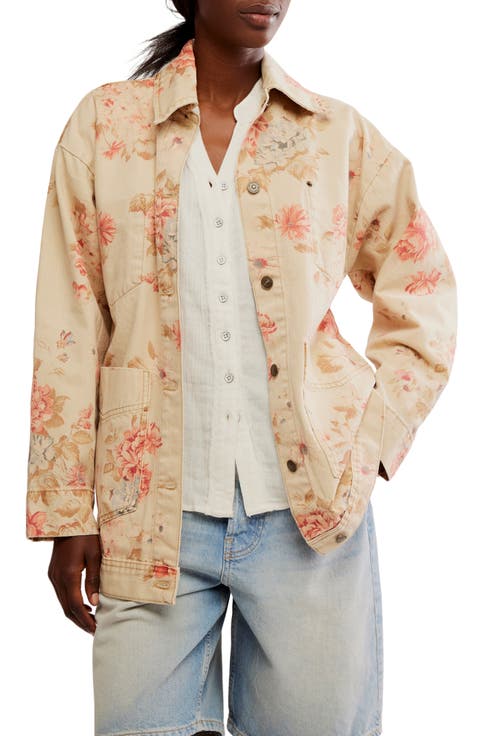 Avery Floral Denim Jacket