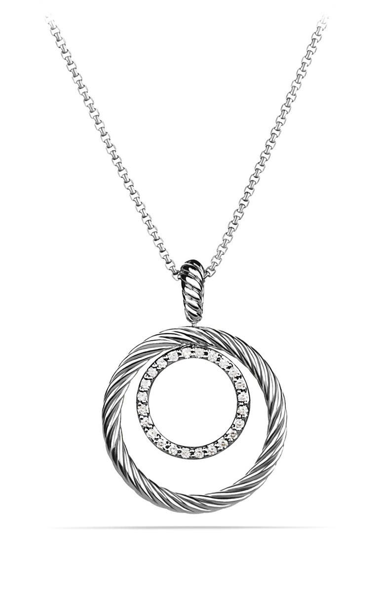 David Yurman 'Mobile' Pendant with Diamonds on Chain, Main, color,