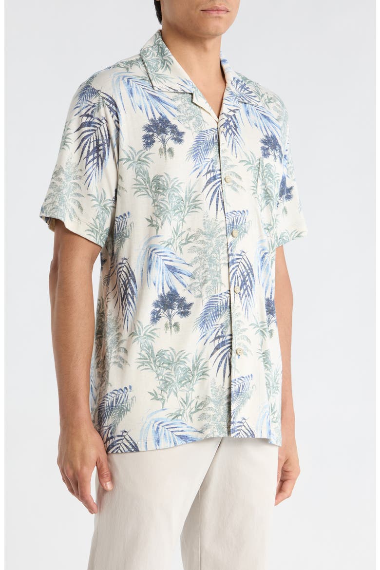Vista Mar Bravo Beach IslandZone® Knit Camp Shirt, Alternate, color, STARBRIGHT