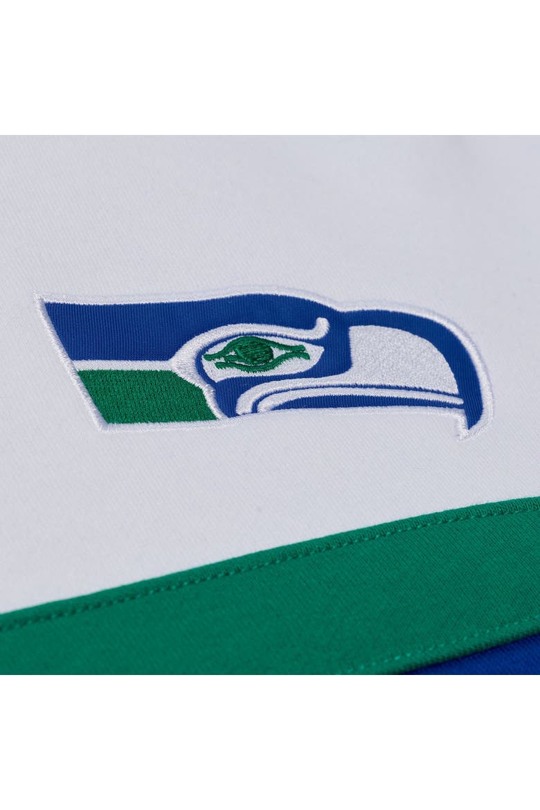 Men's Royal Mitchell & Ness  Seattle Seahawks Head Coach Hoodie, Alternate, color, Royal