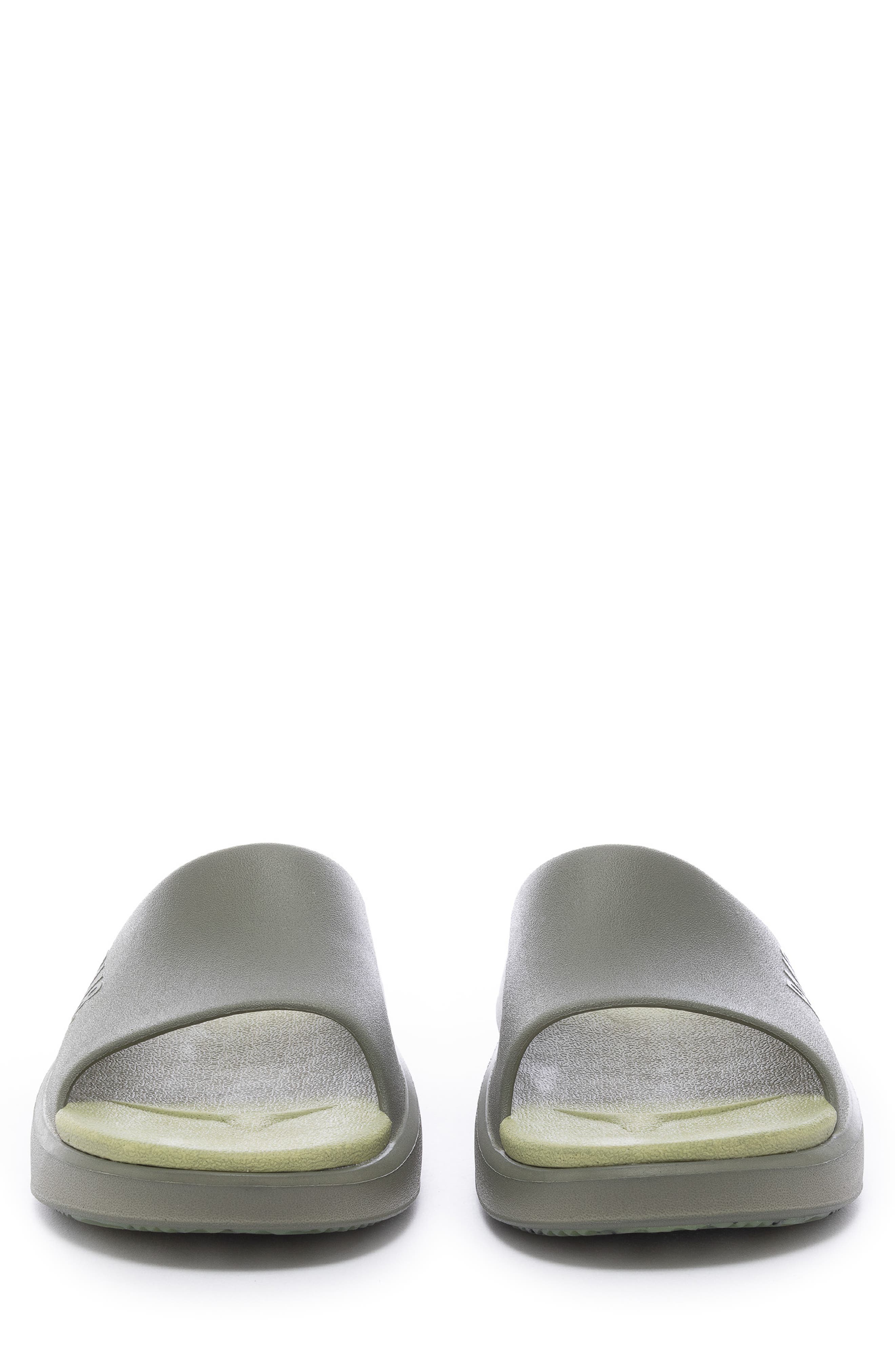 Riviera Slide Sandal, Alternate, color, GREEN