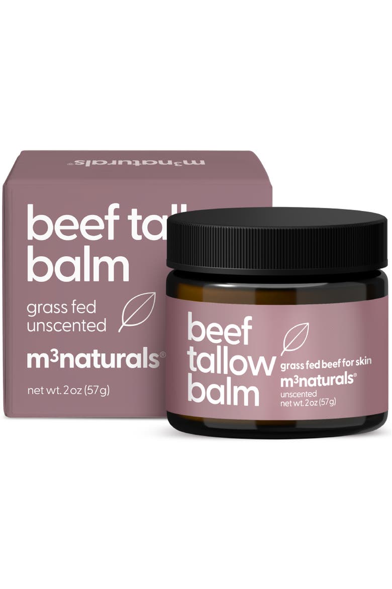 Beef Tallow Balm, Unscented, Main, color, None