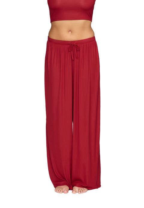 The Drawstring Pant (Modal Silk Rib)