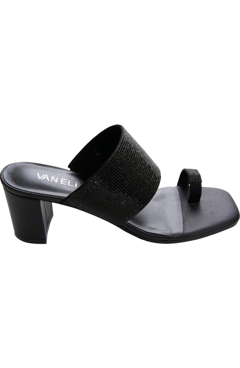 VANELi Moos Rhinestone Toe Loop Sandal, Alternate, color,