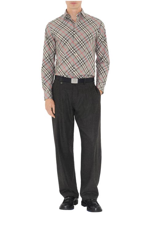 Regular Fit Check Cotton Shirt