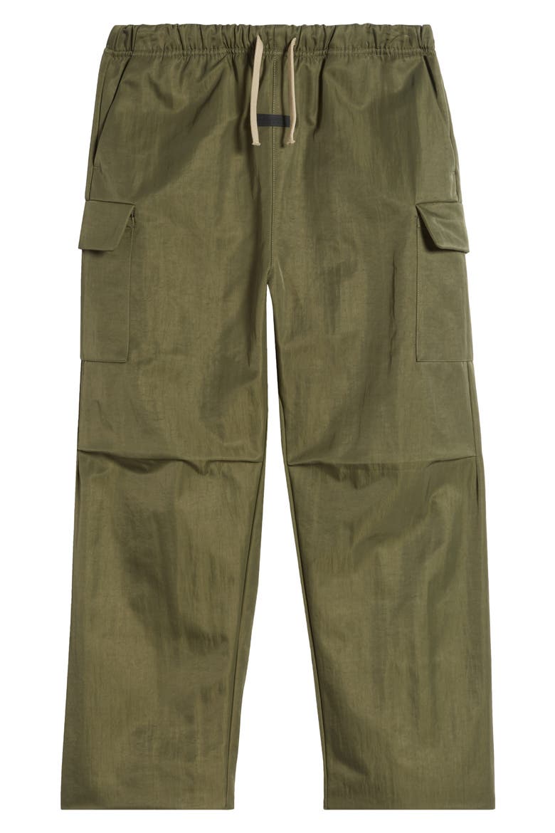 Kids' Textured Nylon Field Pants, Main, color, MILITARY