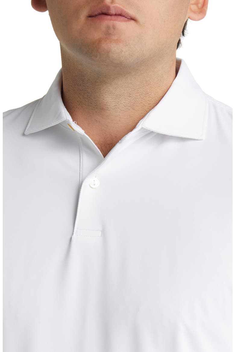 Crown Crafted Solid Short Sleeve Performance Polo, Alternate, color, WHITE