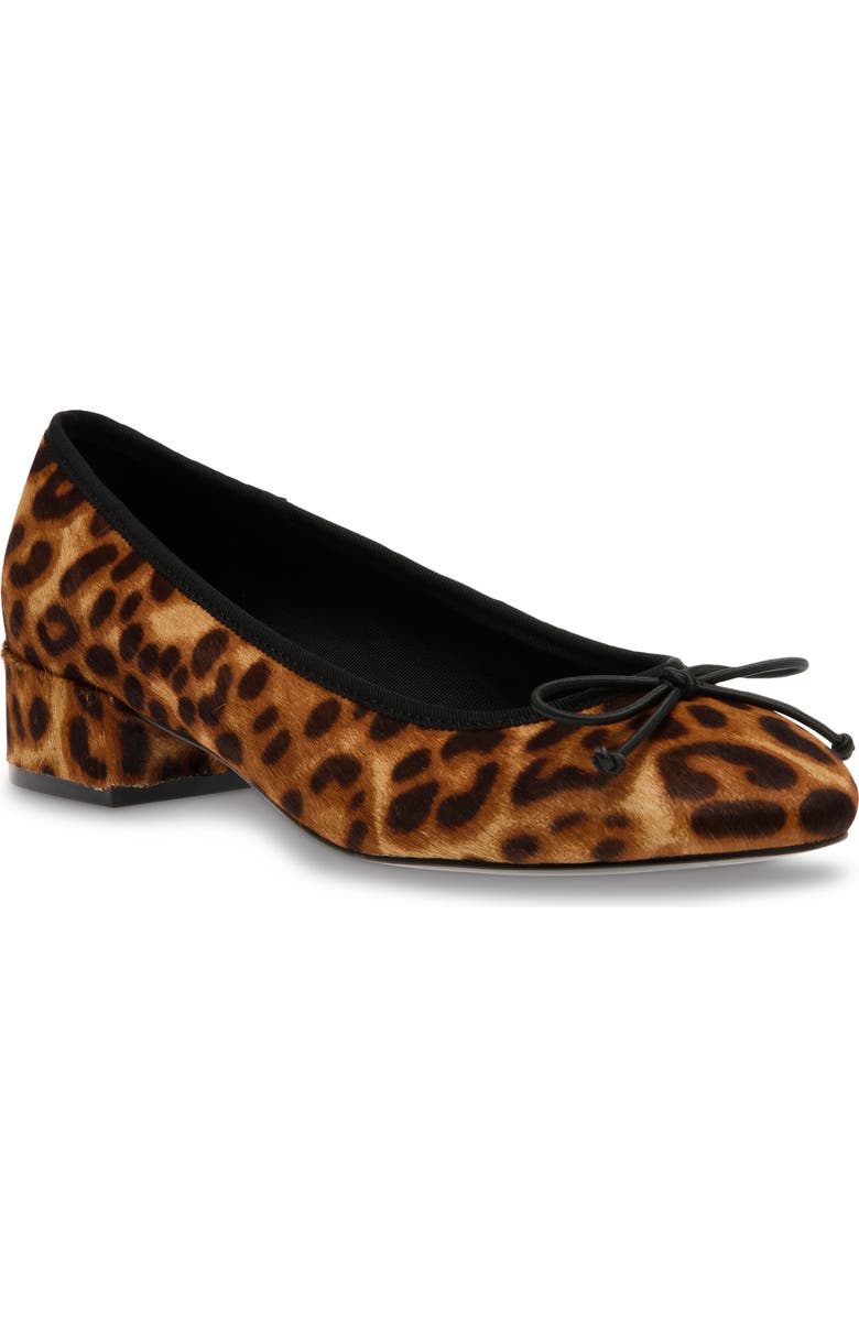 Steve Madden Cherish Leopard Genuine Calf Hair Pump, Main, color,