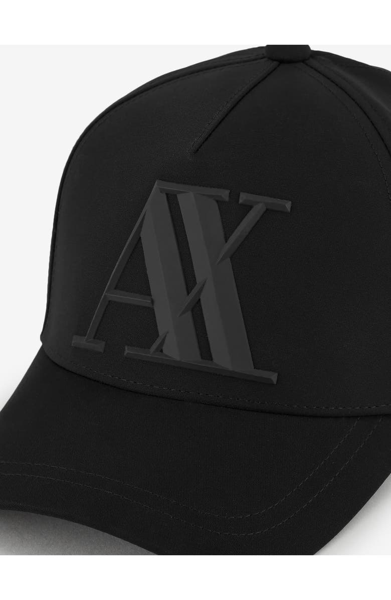 Armani Exchange Rubber Logo Baseball Cap, Alternate, color, 