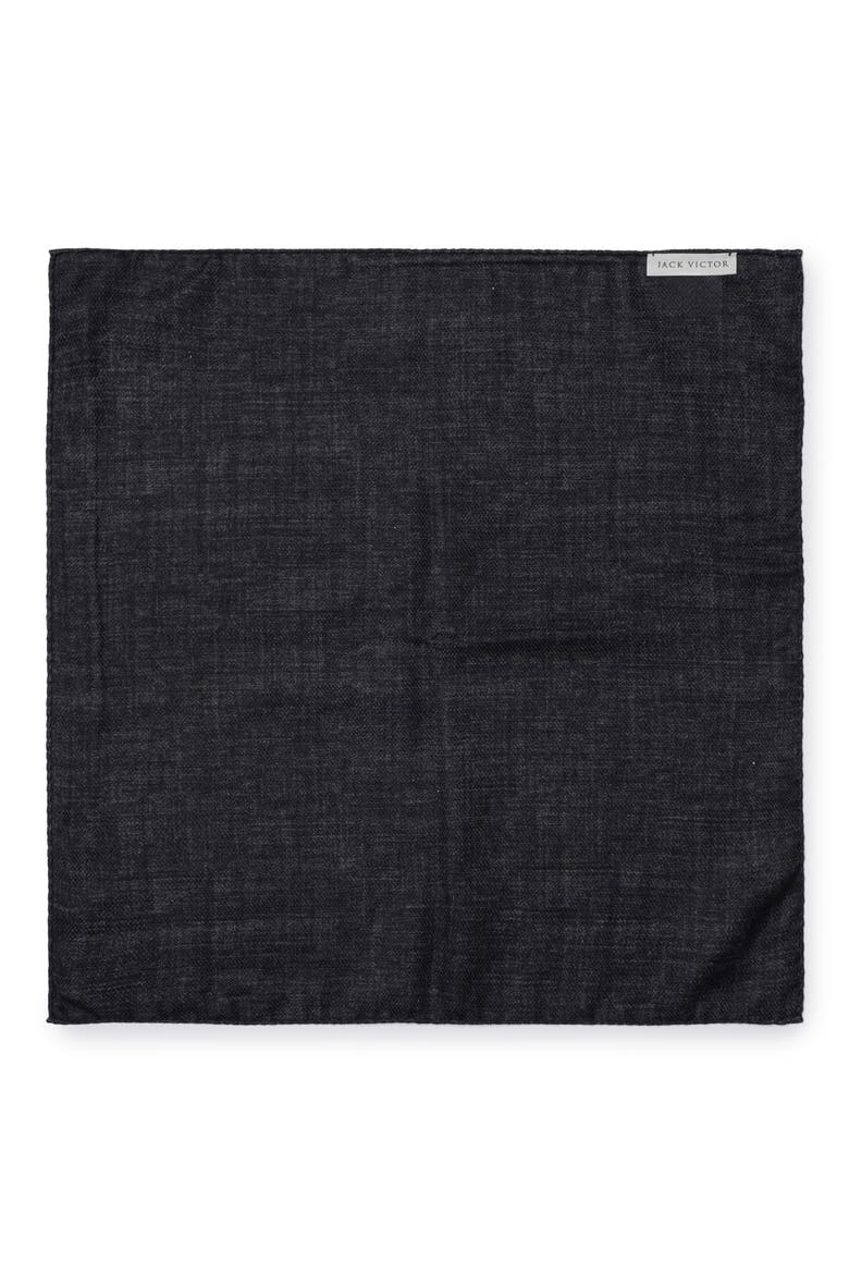 Severn Reversible Silk Pocket Square, Alternate, color, BLACK