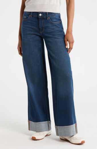 Hepburn High Waist Wide Leg Jeans
