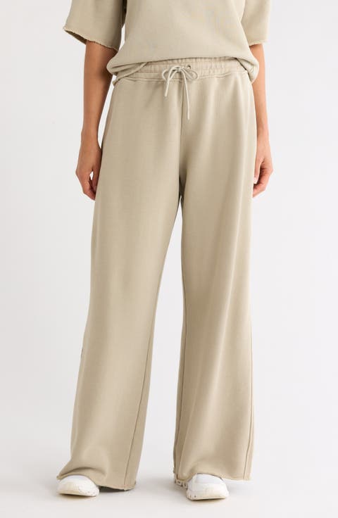 Club Collective Raw Hem Cotton Drawstring Pants