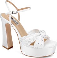Badgley Mischka Collection Willabella Ankle Strap Platform Sandal