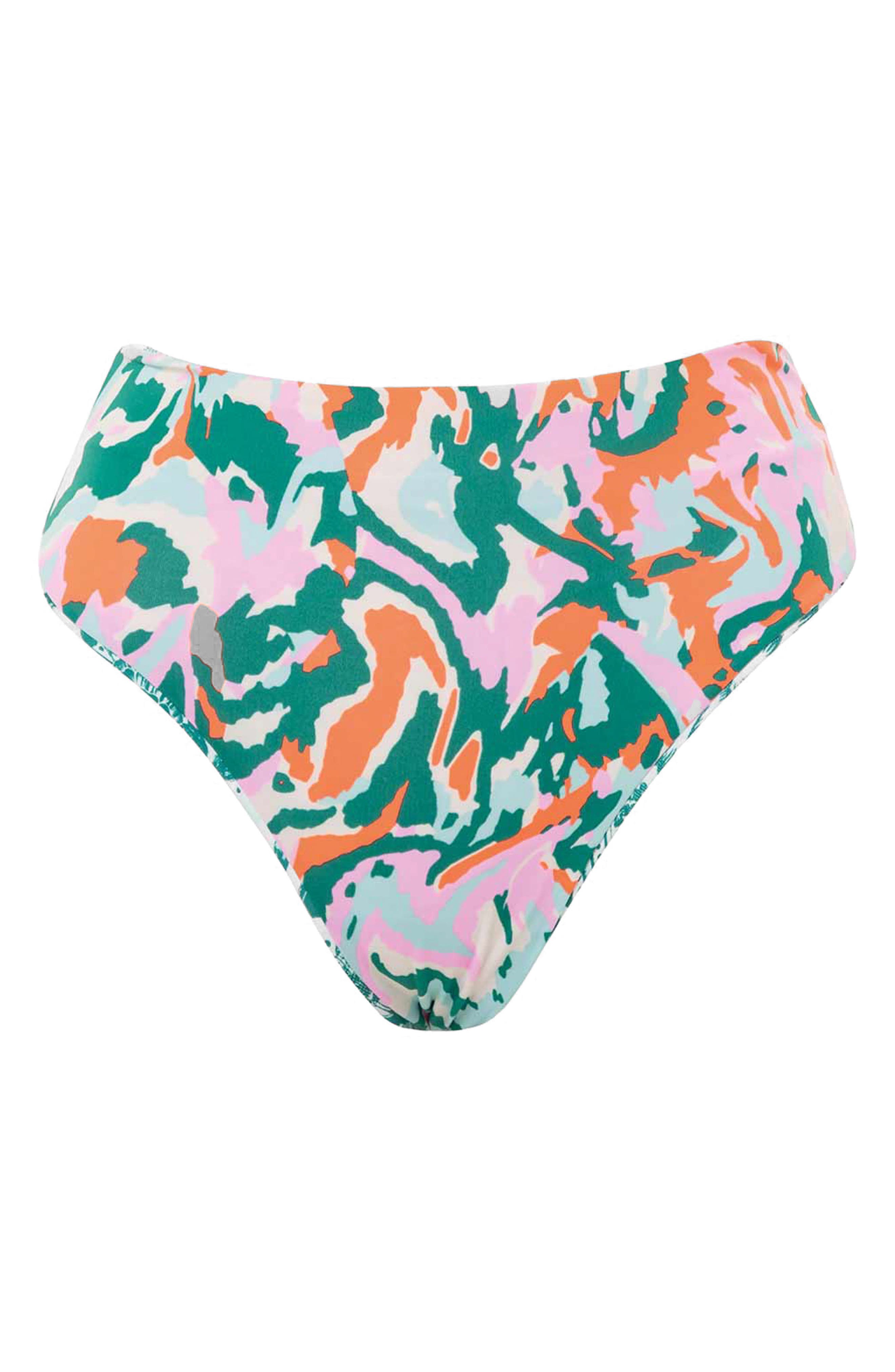 Maaji Moroccan Tiles Suzy Q Reversible Bikini Bottoms (Women ...