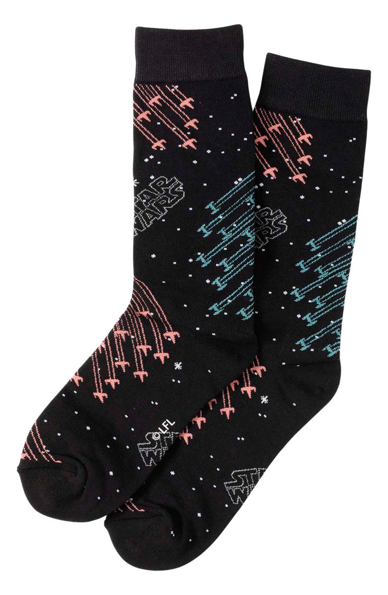 Cufflinks, Inc. x Star Wars Transport Lapel Pin & 3-Pack Socks Set, Alternate, color, 