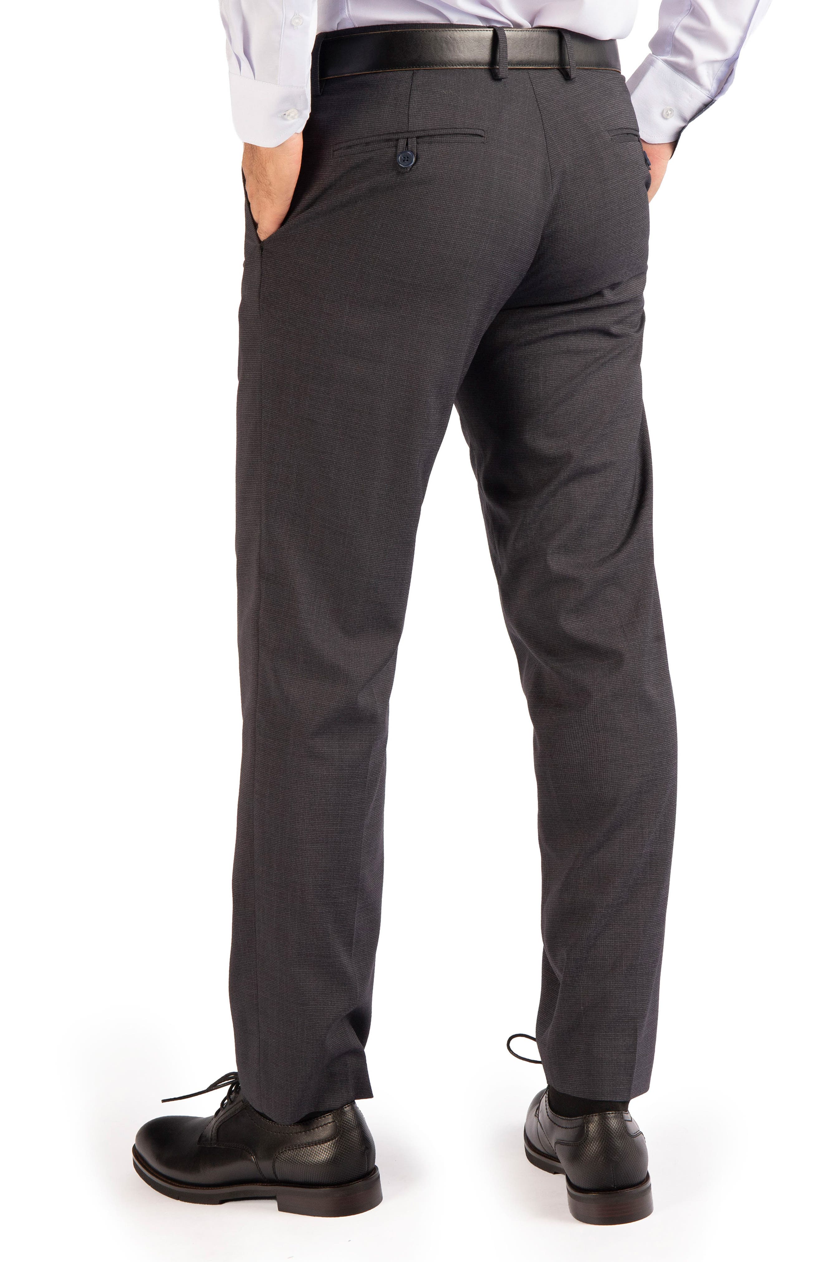 TailorByrd Textured Grid Melange Dress Pants (Men) | Nordstromrack