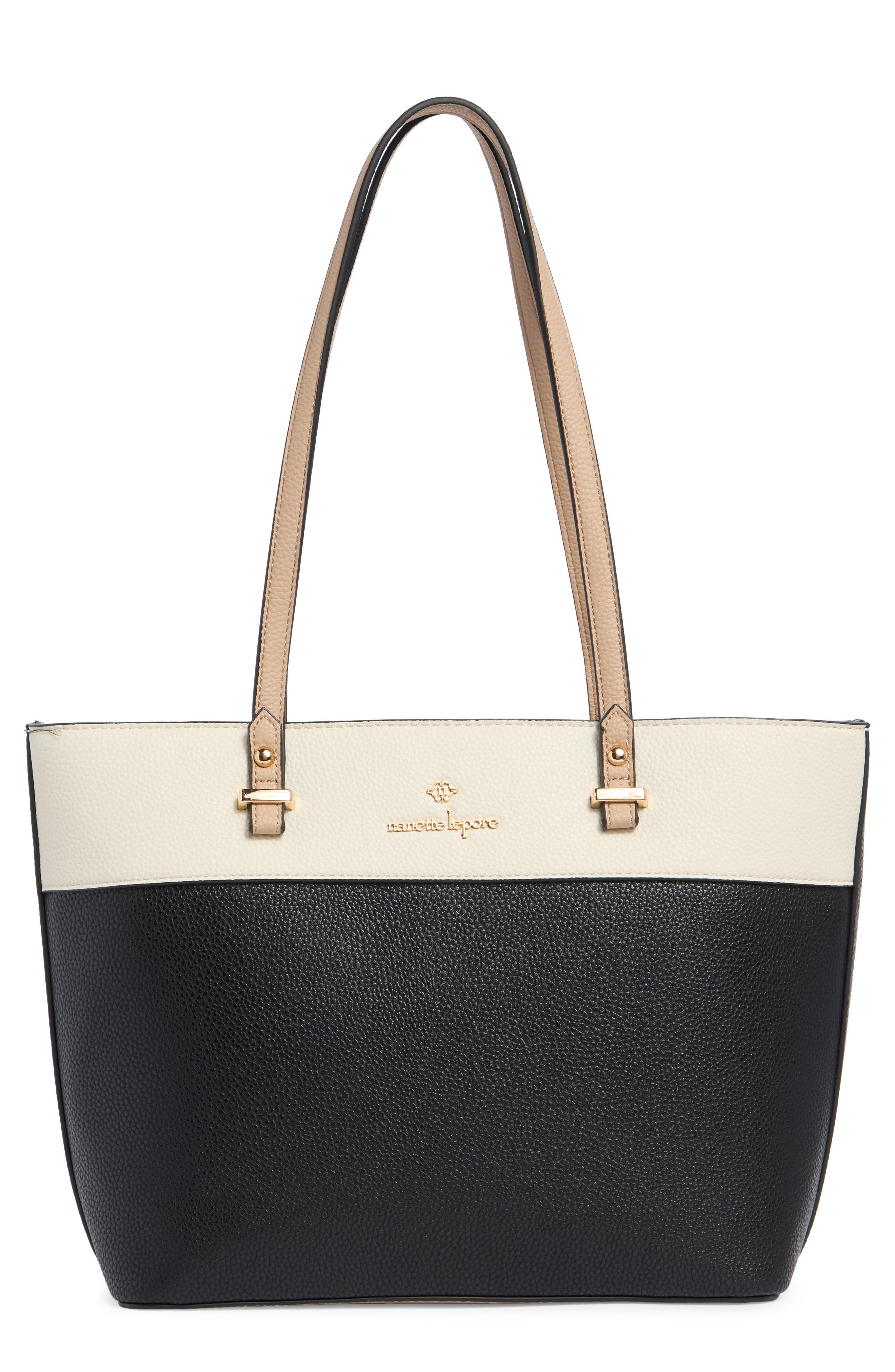 Nanette Lepore Sabine Colorblock Tote Bag & Pouch