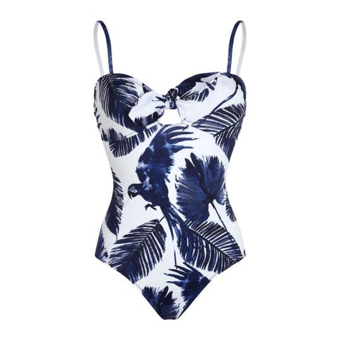 Bustier One-piece Swimsuit Papagaio