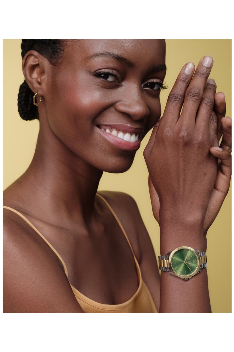 Chiswick Bracelet Watch, 36mm, Alternate, color, GREEN