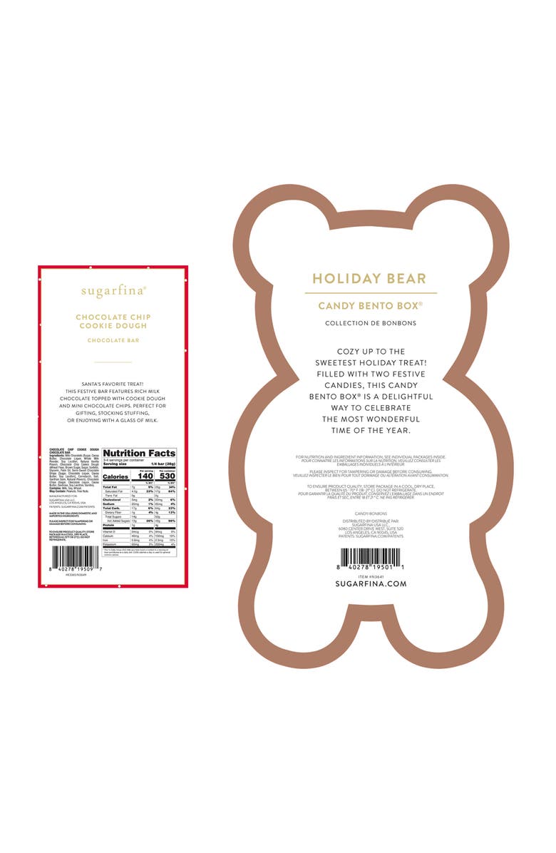 sugarfina Beary Sweet Candy Bento Box & Candy Bar Bundle, Alternate, color, 
