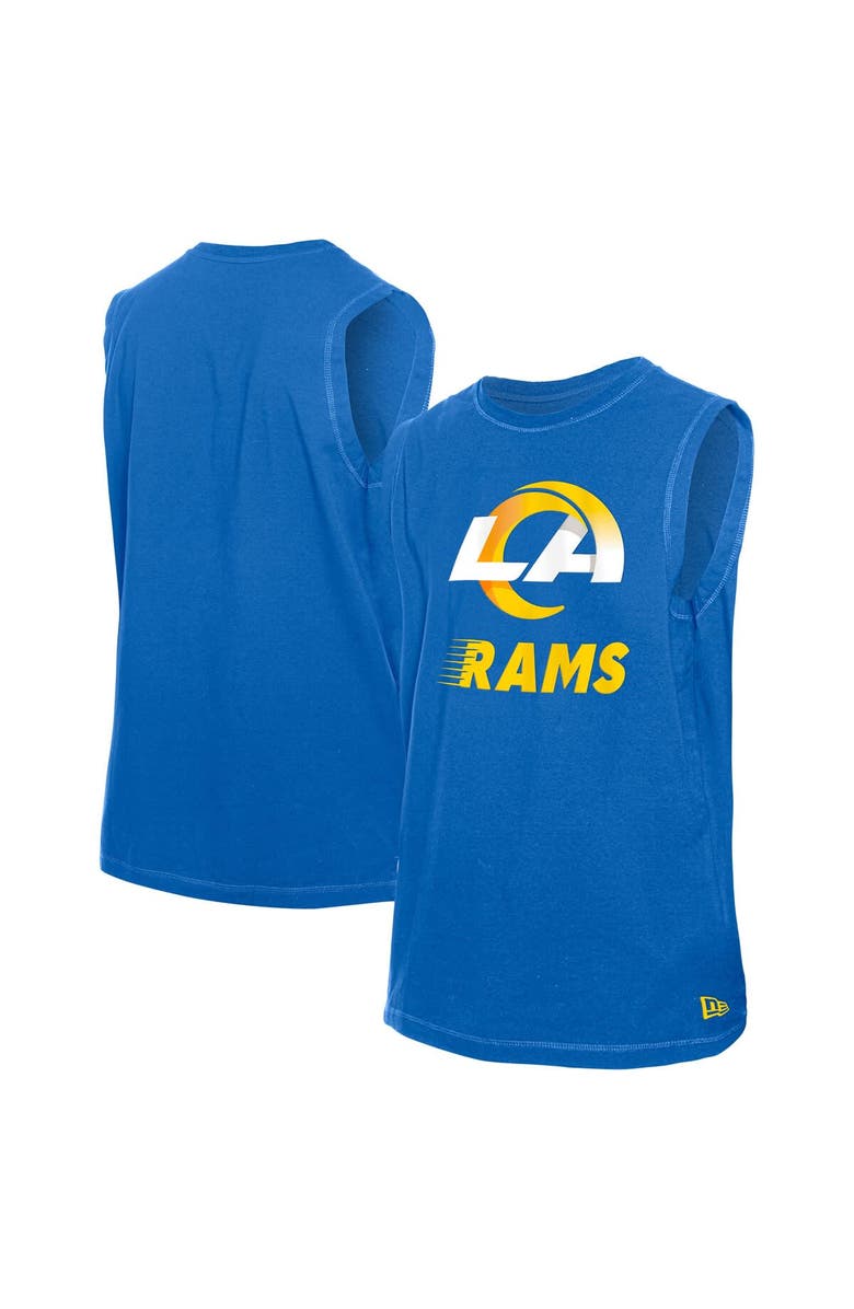 New Era Men's New Era  Royal Los Angeles Rams Leisure Collection Tank Top, Alternate, color, Royal
