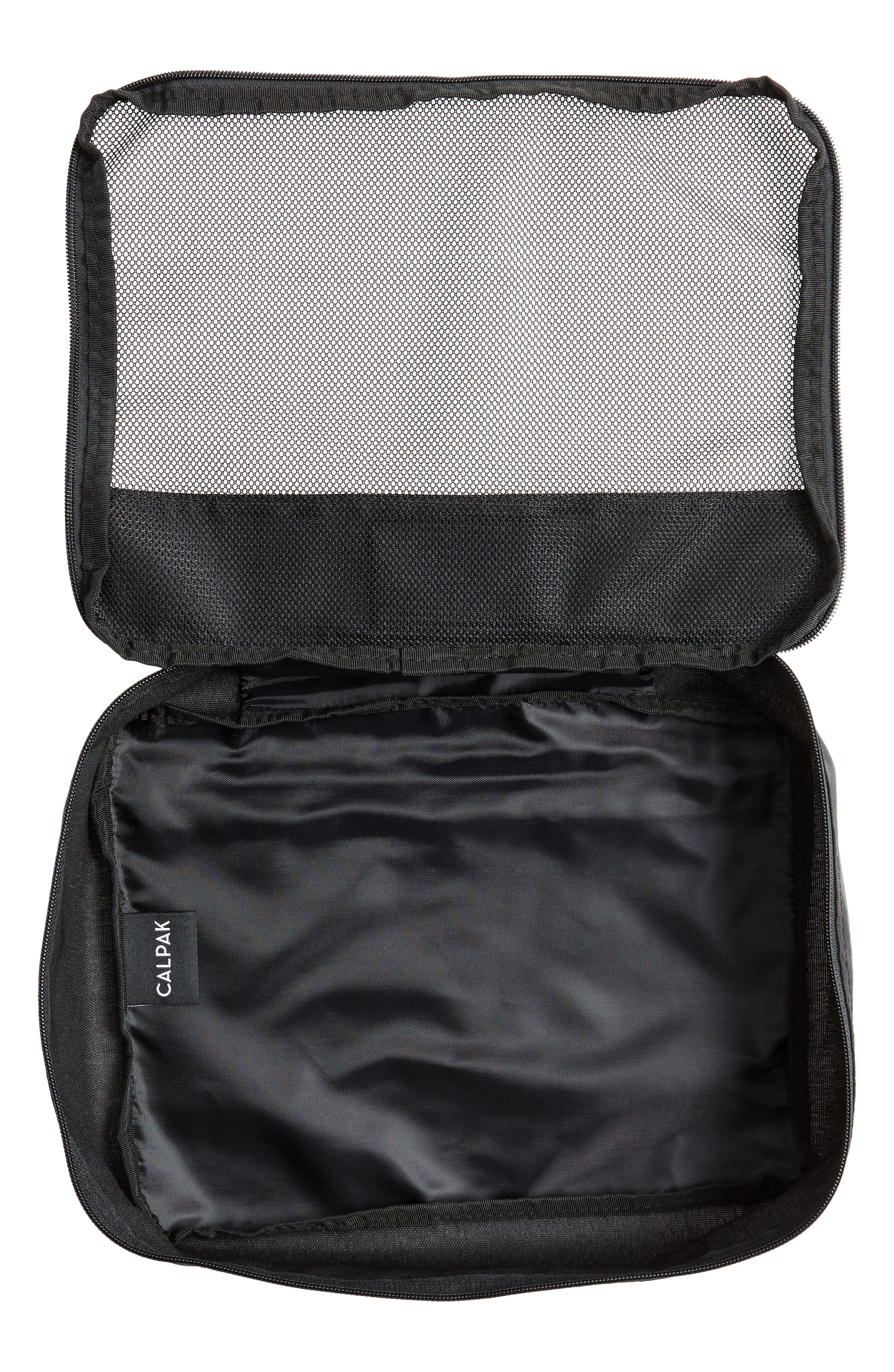 CALPAK 5-Piece Packing Cube Set, Alternate, color, Black