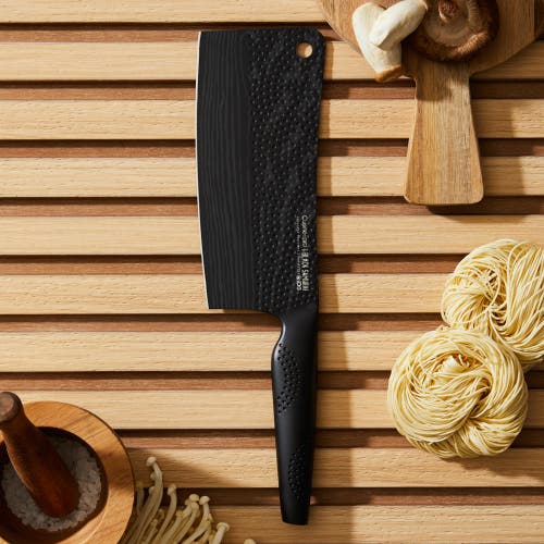 Cuisine::pro Id3 Black Samurai 6.5" Cleaver Knife In Black