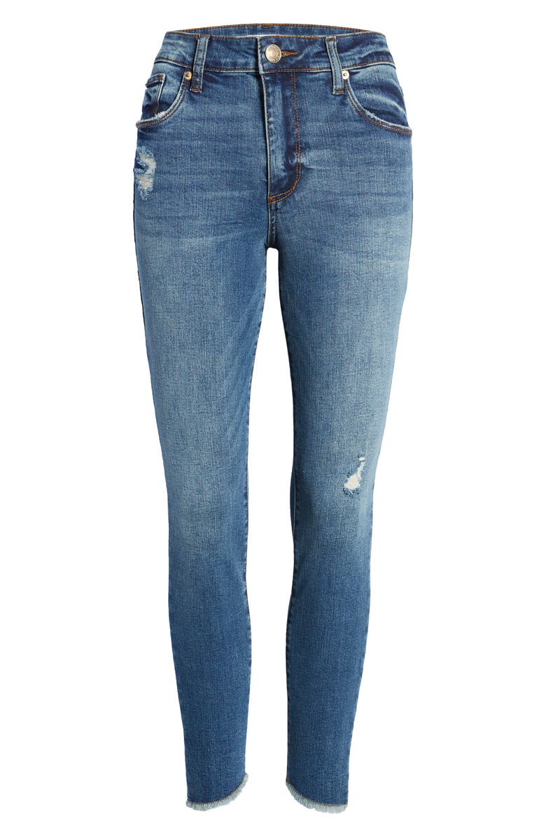 STS Blue Ellie High Waist Fray Hem Ankle Skinny Jeans, Alternate, color, Sepulveda