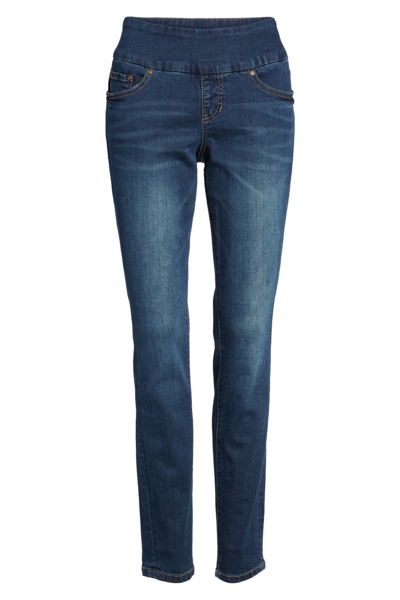 Jeans Nora Stretch Skinny Jeans, Alternate, color, MEDIUM INDIGO